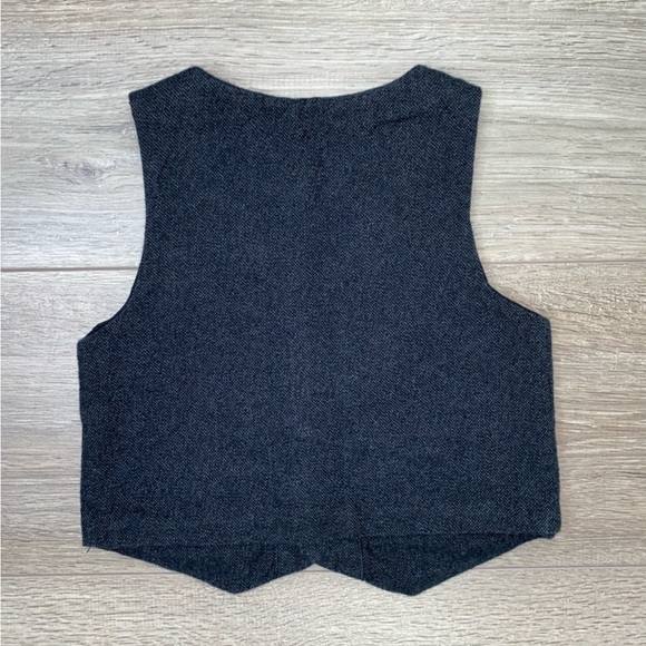 Cat & Jack Dress Vest 2T Charcoal Gray Holiday Vest 2T Dark Gray - Picture 2 of 12